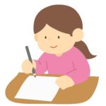 clip art of woman filling out a form-illpop.com