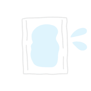 clip art of lotion-soaked cotton cloth-illpop.com