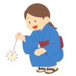 clip art of woman doing sparkler-illpop.com