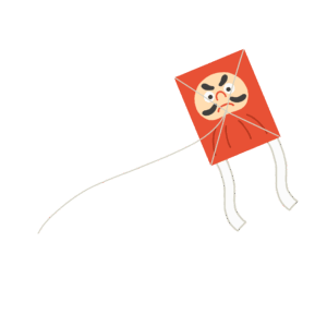 clip art of Japanese kite-illpop.com