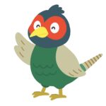 clip art of pheasant of Momotaro-illpop.com