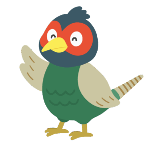 clip art of pheasant of Momotaro-illpop.com