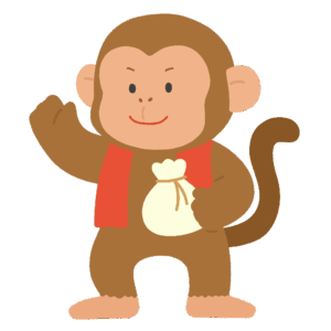 clip art of momotaro monkey-illpop.com