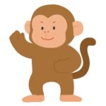 clip art of monkey character-illpop.com