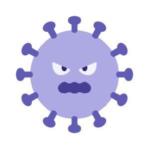clip art of virus character-illpop.com