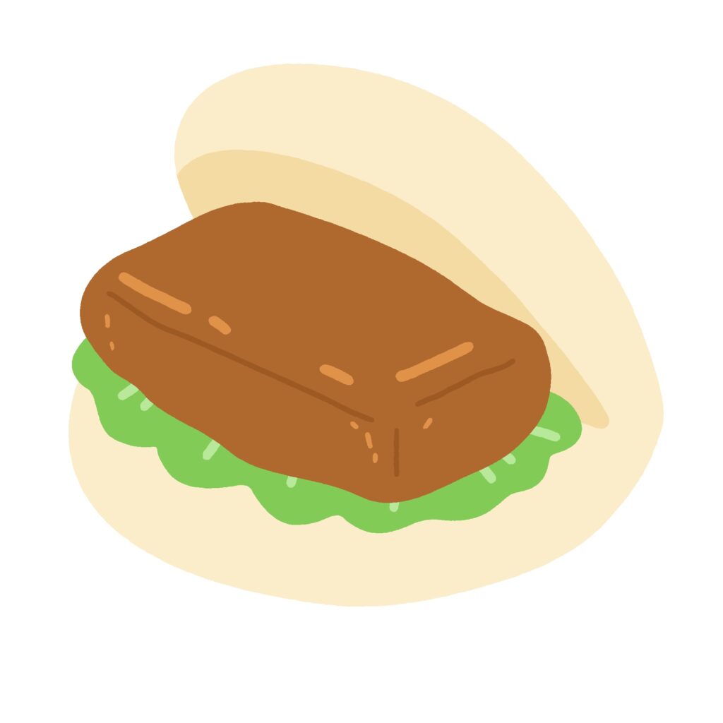 割包（グァバオ）の無料イラスト素材