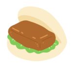 割包（グァバオ）の無料イラスト素材