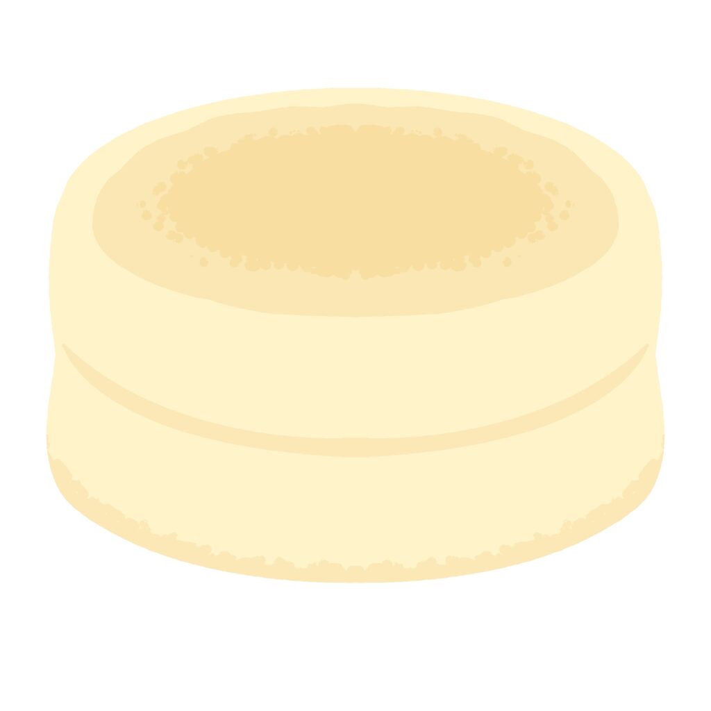 イングリッシュマフィンの無料イラスト素材