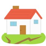 地割れの無料イラスト素材