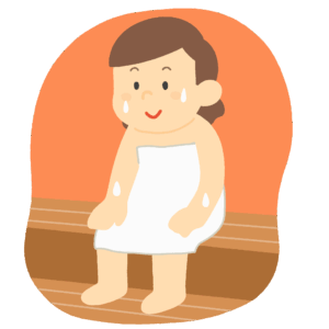 clip art of woman in sauna-illpop.com