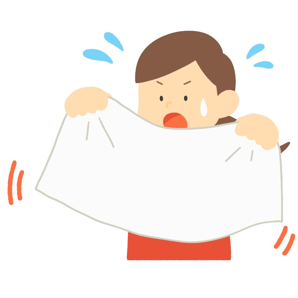 熱波師の女性の無料イラスト素材