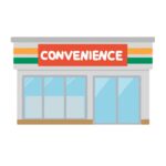 コンビニエンスストアの無料イラスト素材
