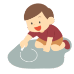 clip art of child drawing on the ground with chalk-illpop.com