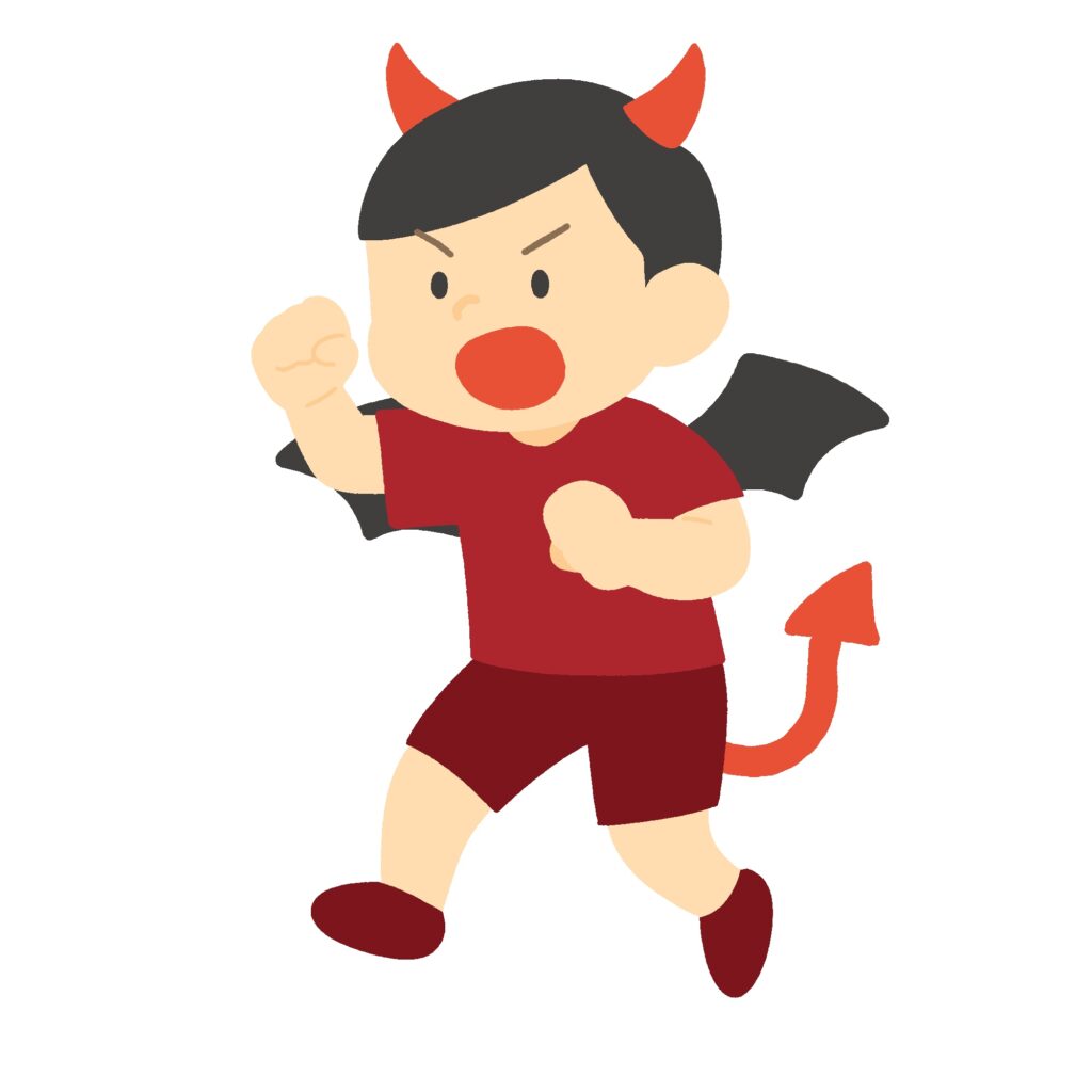 かわいい悪魔の無料イラスト素材