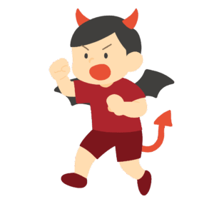 かわいい悪魔の無料イラスト素材