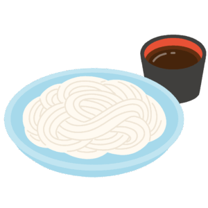 そうめんの無料イラスト素材