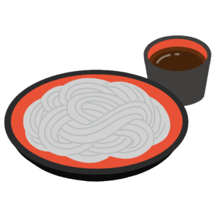 蕎麦の無料イラスト素材