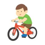 clip art of person riding a bicycle-illpop.com