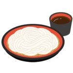 ざるうどんの無料イラスト素材