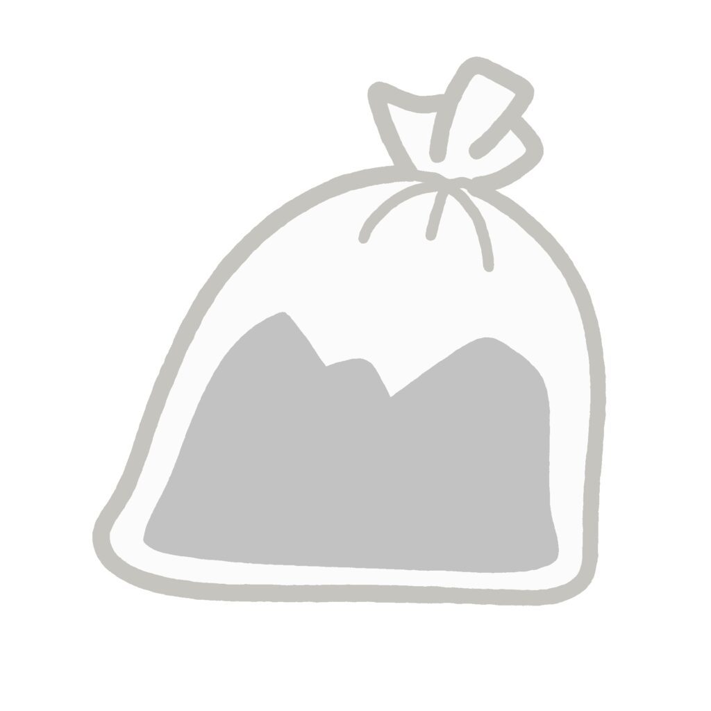 ゴミ袋の無料イラスト素材