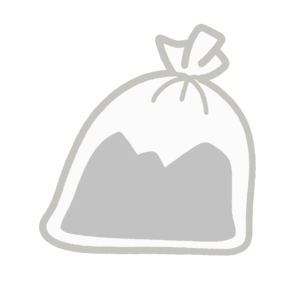 ゴミ袋の無料イラスト素材