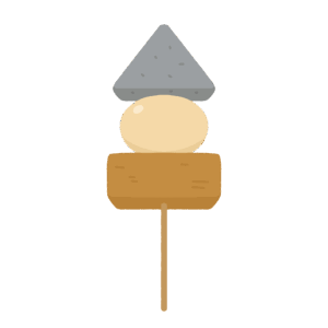 clip art of oden(egg, konnyaku, fish paste)free