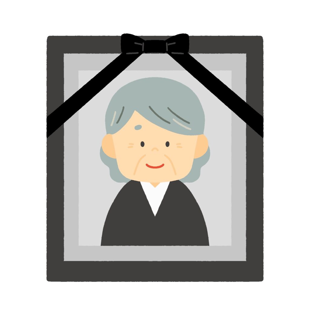 clip art of granny's portrait（grandmother）-illpop.com