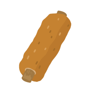 free burdock root roll(paste) clip art