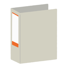 ファイル（バインダー）の無料イラスト素材