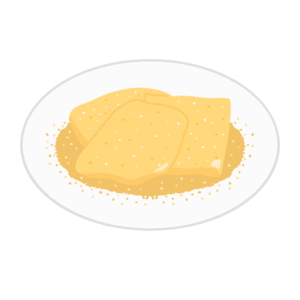 きなこ餅の無料イラスト素材