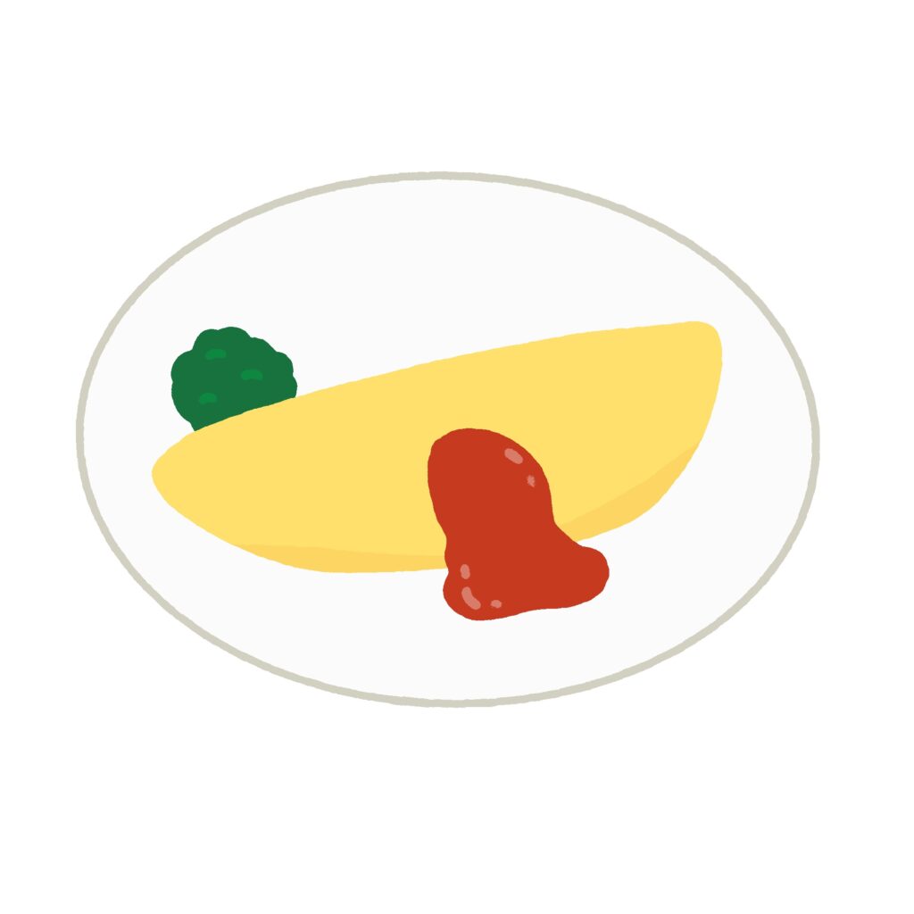 clip art of omelet(egg)