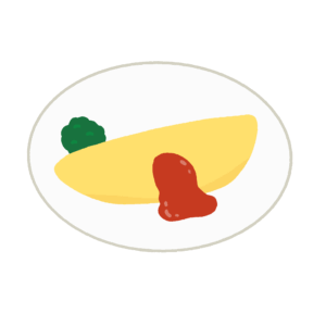 clip art of omelet(egg)