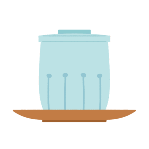 clip art of steamed egg custard