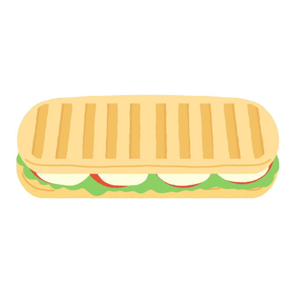 clip art of panini(sandwich)