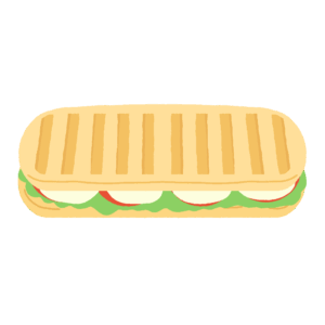 clip art of panini(sandwich)