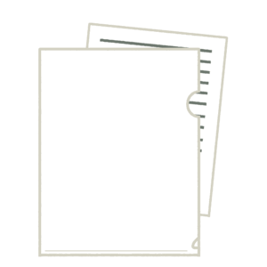 clip art of clear file containing documents