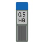 シャーペンの芯の無料イラスト素材