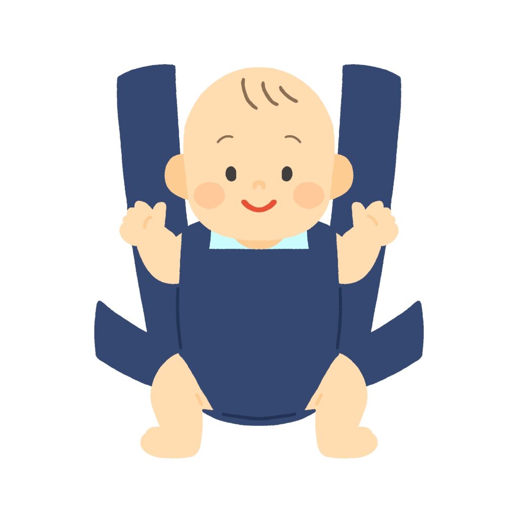 clip art of baby(baby carrier)