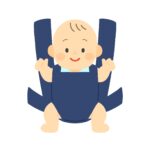 clip art of baby(baby carrier)