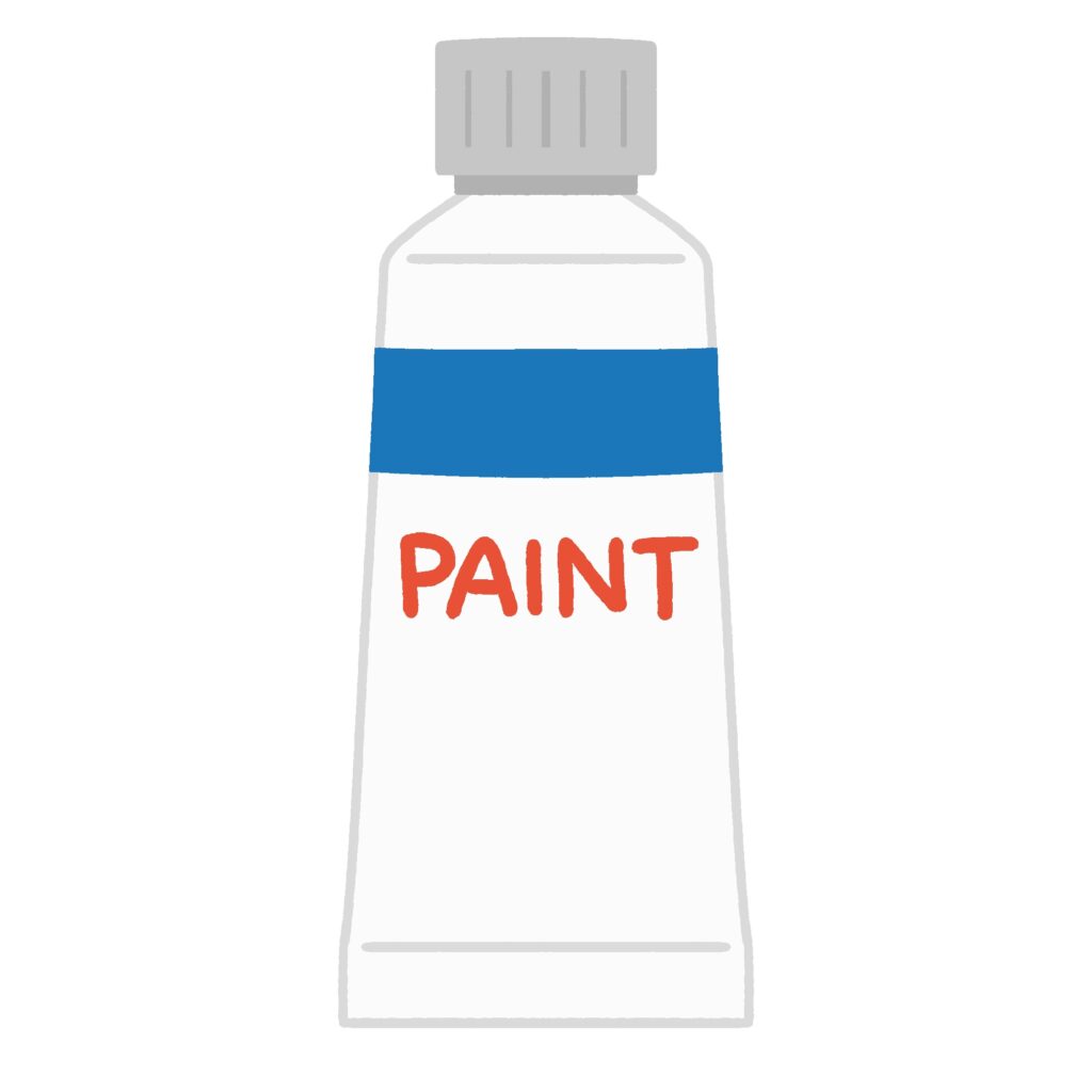 clip art of paint tube(blue)
