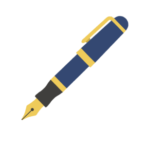 万年筆の無料イラスト素材