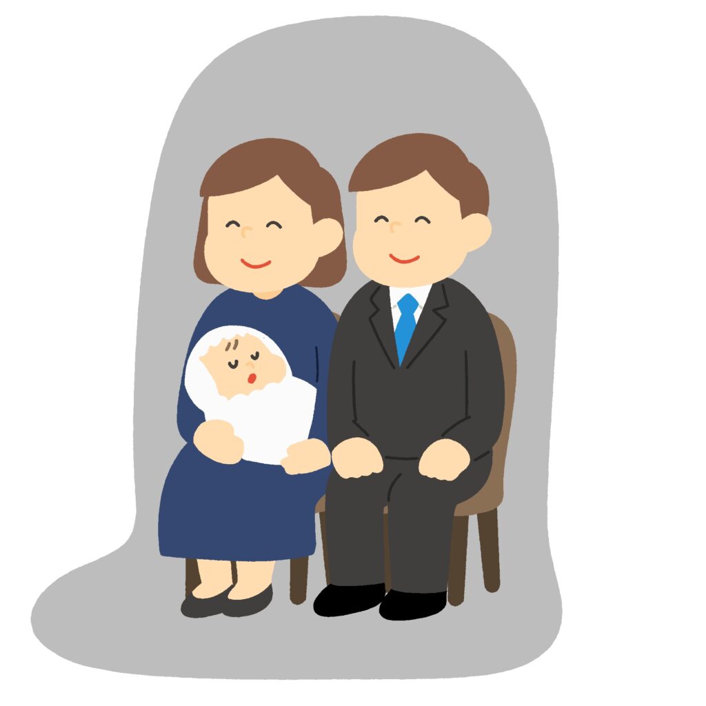clip art of family taking a picture at shrine visit Free Clip Arts