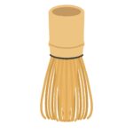 茶筅（ちゃせん・茶せん）の無料イラスト素材