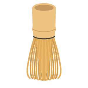茶筅（ちゃせん・茶せん）の無料イラスト素材