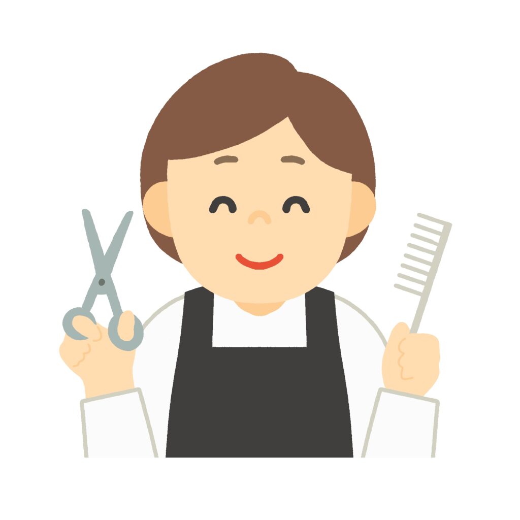 clip art of barber(hair stylist)free