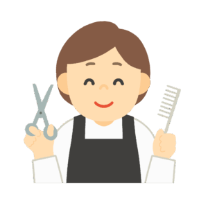 clip art of barber(hair stylist)free
