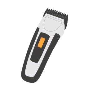 電動バリカンの無料イラスト素材