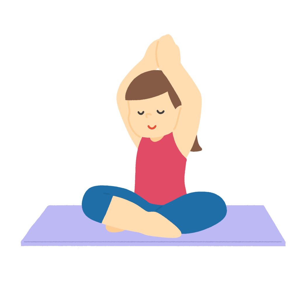 clip art of person doing yoga-illpop.com