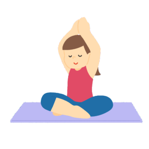 clip art of person doing yoga-illpop.com