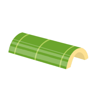 青竹踏みの無料イラスト素材